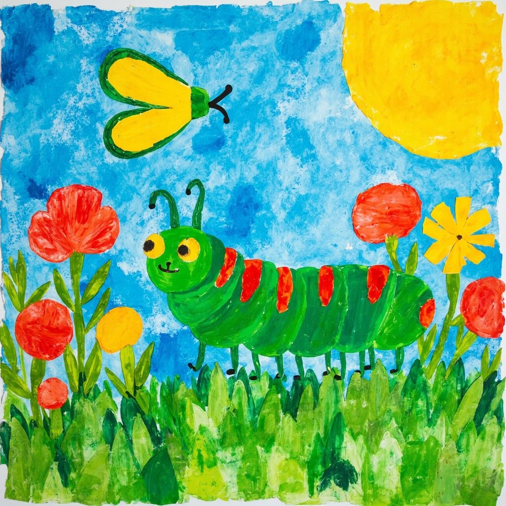 Mango the Caterpillar's Big Day