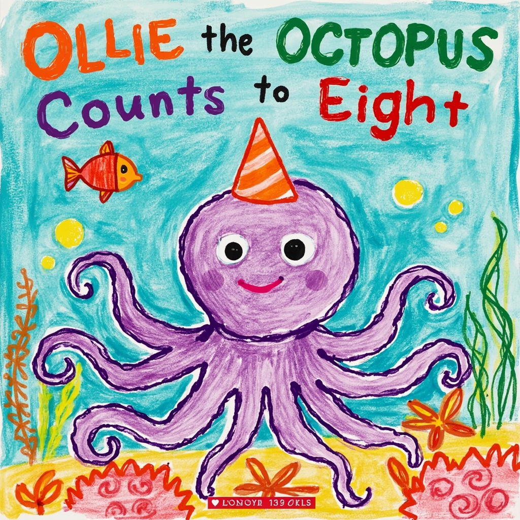 Ollie the Octopus Counts to Eight